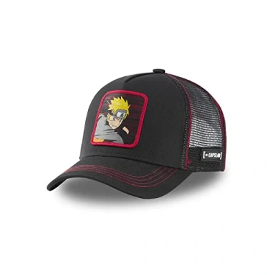 Imagen de Capslab Casquette Naruto Noir Bordure Rouge