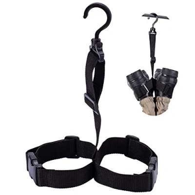 Imagen de Bassdash Pesca Wader Boot Hanger Correa ajustable para almacenamiento de secado