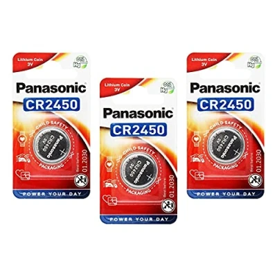 Imagen de Pila Panasonic CR 2450/1 BP, Litio, 3V