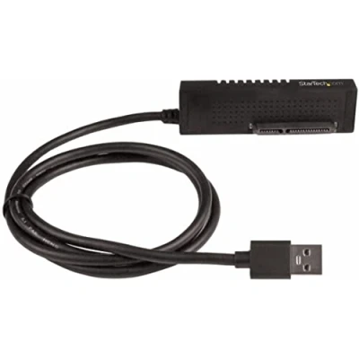 Imagen de Startech.com Usb312sat3 Usb 3.1 Type a Sata Negro Adaptador De Cable
