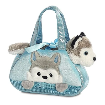 Imagen de AURORA Animal, 32789, Fancy PAL, Peek A Boo Husky Dog, 8 Pulgadas, Juguete Suave, Azul y Gris, Color