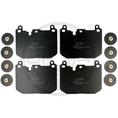 Imagen de OPTIMAL BP 12907 Juego de pastillas freno Eje delantero preparado para indicador desgaste con accesorios MINI: Hatchback, Countryman, Clubman