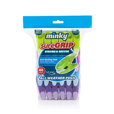 Imagen de Minky Paquete de 48 Pinzas Sure Grip