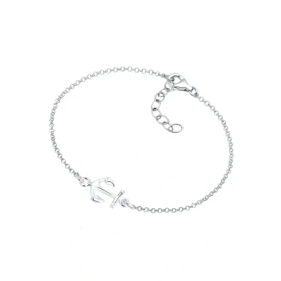 Imagen de Elli Anchor Pulsera, Mujer, Talla: 17, Silver coloured