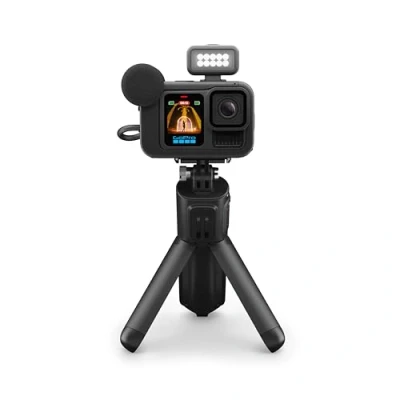 Imagen de Cámara deportiva GoPro Hero 13 Black Creator Edition, HyperSmooth 6.0, 5.3K, 27 MP, Autonomía 4.5 h, HDR, Sumergible 10m, lenta, Negro