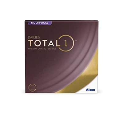 Imagen de Dailies Total 1 Multifocal Lentes de contacto progresivas reemplazo diario, Pack 90, R 8.6 mm, D 14.1 adición baja, 5.25 Diopt