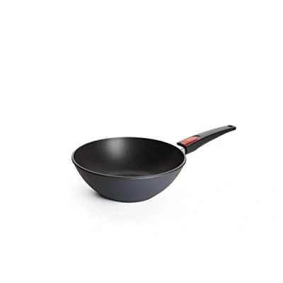Imagen de Woll Diamond Lite Sartén para wok y agitación (inductiva, diámetro de 26 cm, altura 9 apta todo tipo fuegos, aluminio fundido, revestimiento antiadherente, horno, antracita)
