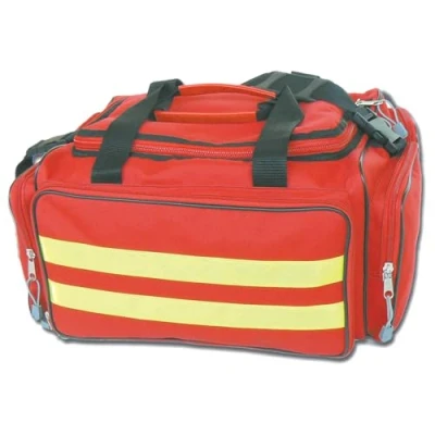 Imagen de GIMA bolsa de emergencia GIMA, rojo, emergencia, trauma, rescate, médico, primeros auxilios, enfermera, paramédico, bolsillo multibolsillos 35 x 45 21 cm, PelirrojaBolsa