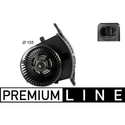 Imagen de MAHLE ORIGINAL AB 167 000P Ventilador de Calefacción para vehículos con climatizador dirección izquierda/derecha RENAULT: SCENIC 2