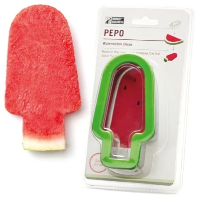 Imagen de Monkey Business Pepo Molde Cortador de Sandía en Forma Polo Ac. Inox. Grado Alim. Divertido Frutas para Galletas y Sándwiches