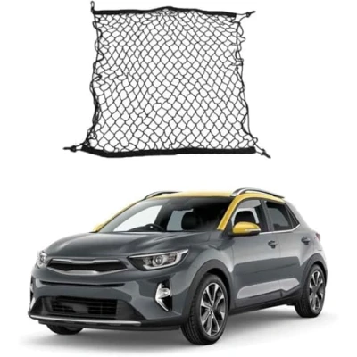 Imagen de EASHAN Red Maletero de Coche para Kia Stonic 2017 2023, Resistentes Elastica Fija Equipaje Carga Accesorios