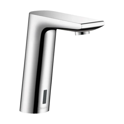 Imagen de Hansgrohe 31101000 Metris S Grifo electrónico de Lavabo con Pila y programación Temperatura, Cromo
