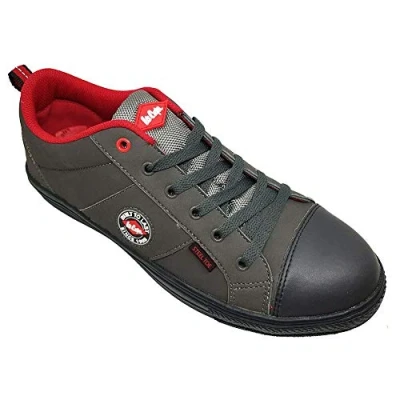 Imagen de Lee Cooper LCSHOE054 Workwear SB / SRA botas de béisbol retro, seguridad unisex con diseño moderno, zapato trabajo, Gris, 36 EU