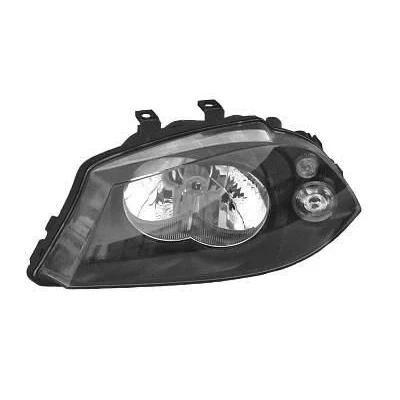 Imagen de VAN WEZEL 4917961 Faros izquierda H4 amarillo para circulación por la derecha sin servomotor reg. alcance luces P43t SEAT: Ibiza 3