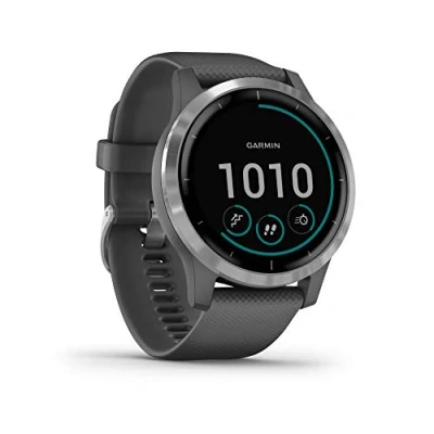Imagen de GARMIN Vivoactive 4 Reloj Inteligente con GPS y Funciones de Control la Salud Durante Todo el Día, Adultos Unisex, Gris, Medium
