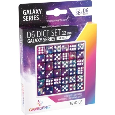 Imagen de Gamegenic Set de Dados 6 Caras Nebula 12MM (36pcs)