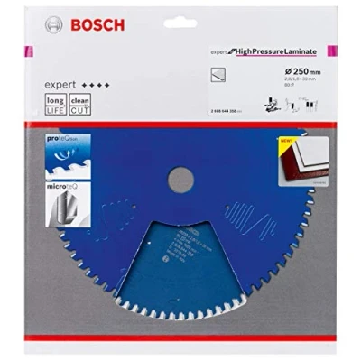 Imagen de Bosch Professional Disco de sierra circular Expert for High Pressure Laminate para laminado alta presión, 250 x 30 2.8 mm, accesorio