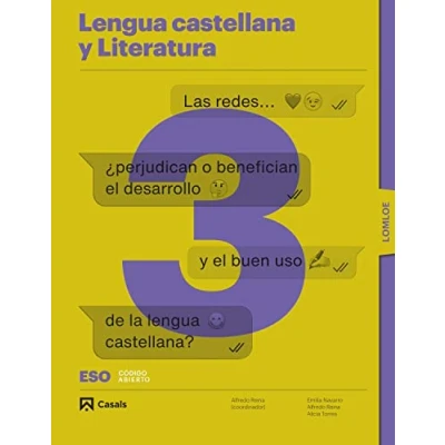 Imagen de Lengua castellana y Literatura 3 ESO LOMLOE PEFC 100% 9788421874165 (CODIGO ABIERTO LOMLOE)