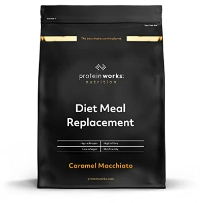 Imagen de THE PROTEIN WORKS Sustituto De Comida Dietético Macchiato Caramelo Rico En Nutrientes Vitaminas Potenciadoras del Sistema Inmune Asequible, Saludable &amp; Rápida 2kg