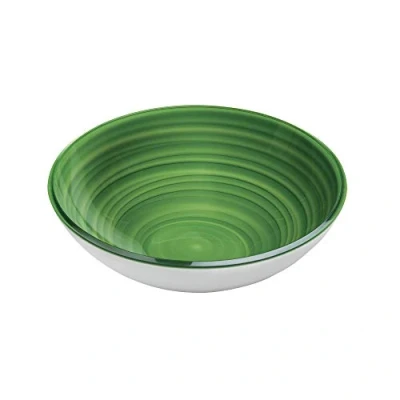 Imagen de Guzzini Twist, Recipiente de plástico Reciclado M Verde Kiwi, Ø 22 x h 7 cm 1400 CC 181622153