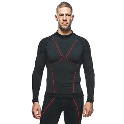 Imagen de Dainese Thermo LS Capa de Base Superior, Negro/Rojo, L para Hombre