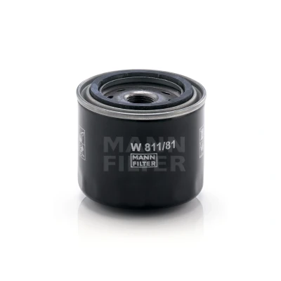 Imagen de MANN FILTER W 811/81 Filtro de aceite 3/4 16 UNF con válvula bloqueo retorno enroscable SUZUKI: Super Carry Bus, SJ 410 SUV, Samurai SUV