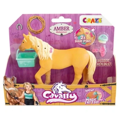 Imagen de Cavally Caballo de Juguete Modelo Amber, con Accesorios y Efectos Especiales, Raza Holsteiner