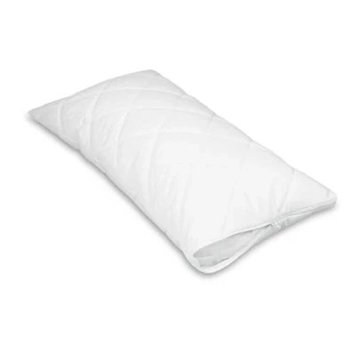 Imagen de ZOLLNER Funda Acolchada para Almohada, 40x80 cm, con Cremallera, Transpirable