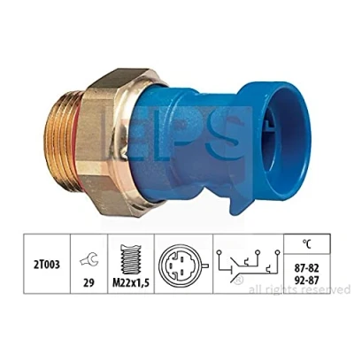 Imagen de EPS 1.850.642 Interruptor de temperatura, ventilador del radiador M22x1,5 Made in Italy OE Equivalent FIAT: Ducato II Camión plataforma/Chasis