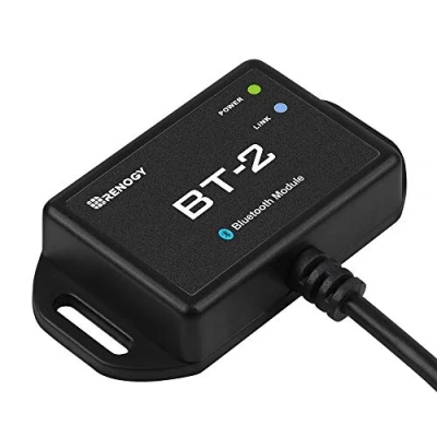 Imagen de Renogy Módulo Bluetooth BT 2 con Puerto de Comunicación RJ45 Compatible Cargador Batería, Inversor, Batería litio RS485