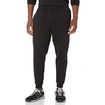 Imagen de Amazon Essentials Jogger de Forro Polar Hombre, Negro, XXL
