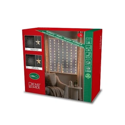 Imagen de Konstsmide Cortina de luz LED, color blanco