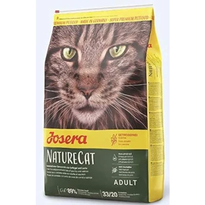 Imagen de Josera Pienso Gatos 4,25 kg Naturecat Alimento Mascota Adulta Sin Cereales Evita Bola de Pelo Salmón y Ave Corral Ayuda a los Riñones