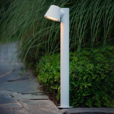 Imagen de Lucide DINGO LED Lámpara baliza Fuera Regul. GU10 1x5W 3000K IP44 Blanco