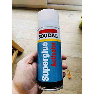 Imagen de Soudal Superglue Activator 400ml Cannister Clear Solvente Basado