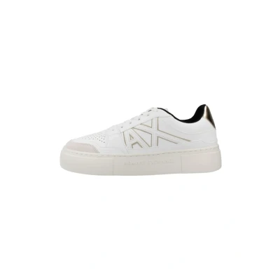 Imagen de Armani Exchange Kurt, Low Cut, Platform Sole, Colour Contrasts, Zapatillas Mujer, Op White Pale, 36 EU