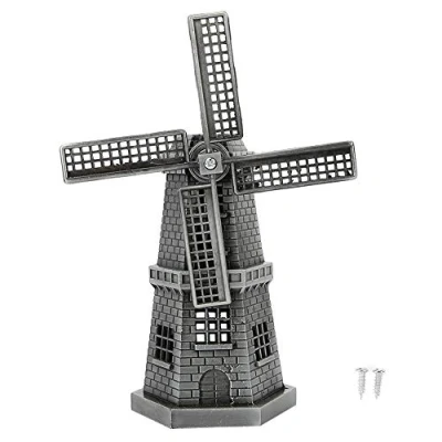 Imagen de Hilitand Windmill Ornaments Classic Retro Estilo Europeo Holland Molino de Viento con Caja cartón Tornillo para Estante Dormitorio decoración