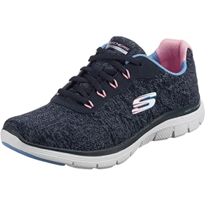 Imagen de Skechers Flex Appeal 4.0 Fresh Move, Zapatillas para Mujer, Navy Multi, 42 EU