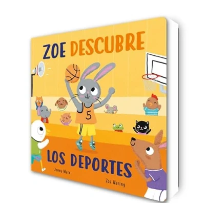 Imagen de Zoe descubre los deportes (Abre y descubre. Libro de cartón con solapas) (Pequeñas manitas)