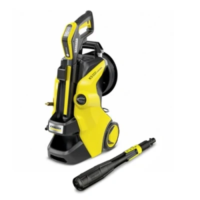 Imagen de Kärcher Hidrolimpiadora de alta presión K 5 Premium Smart Control, Con conexión Bluetooth App, solución poderosa para la limpieza 145 bar, 2.100W, 500 L/h, Color amarillo/negro