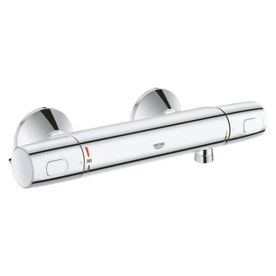 Imagen de GROHE QuickFix Precision Trend, Termostato ducha, tecnología Water Saving y botón de control ecológico, instalación con QuickSpanner incluída, cromado, 34229002