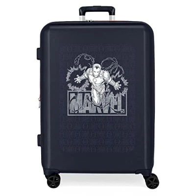 Imagen de Marvel Heroes Iron Man Maleta mediana Azul 48x70x26 cms Rígida ABS Cierre TSA integrado 81L 3