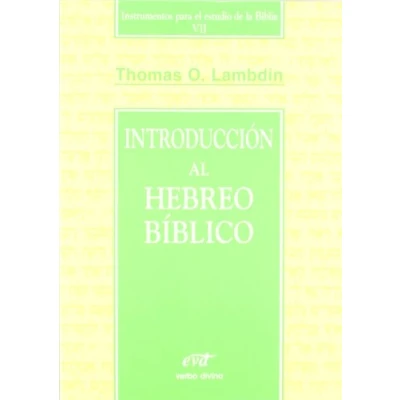 Imagen de Introd. Al Hebreo Biblico: Universidad de Harvad (Instrumentos para el estudio la Biblia)