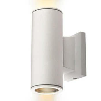 Imagen de Aigostar Aplique Pared Exterior,GU10 Antracita Aluminio Up Down Lámpara,IP65 Impermeable Luz Exterior Iluminación para Balcón Garaje Terrazas Patio Jardín,Blanco