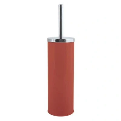 Imagen de MSV Miami Escobilla de Inodoro con depósito higiénico, Color Rojo, Terracota, 9x39cm