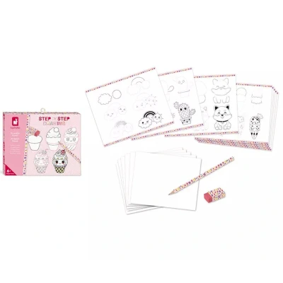 Imagen de Caja Dibujo Creativo 20 Modelos Kawaii
