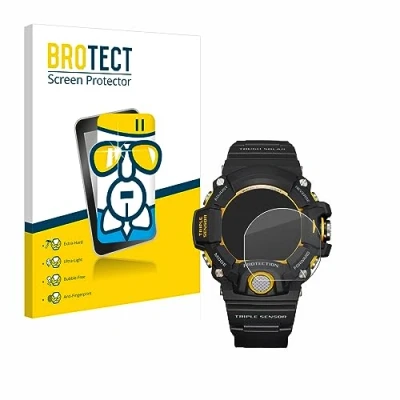 Imagen de BROTECT Protector Pantalla Cristal para Casio G Shock GW 9400Y 1 Vidrio [Dureza 9H, Anti Arañazos]