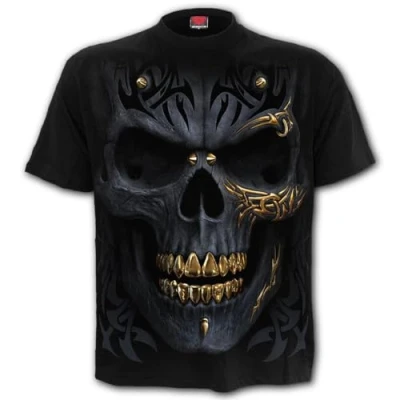 Imagen de Spiral Black Gold Camiseta Negro 4XL
