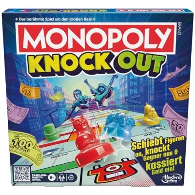 Imagen de Monopoly Knockout Juego de Mesa Familiar (versión Alemana)