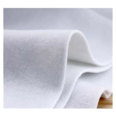 Imagen de Entretela Termoadhesiva,Entretela 180/280 / 380g Guata fusible de algodón adhesivo pegamento único for el bolso BRICOLAJE Proyectos Patchwork Wadding Craft (Color : 100x100cm 180g)